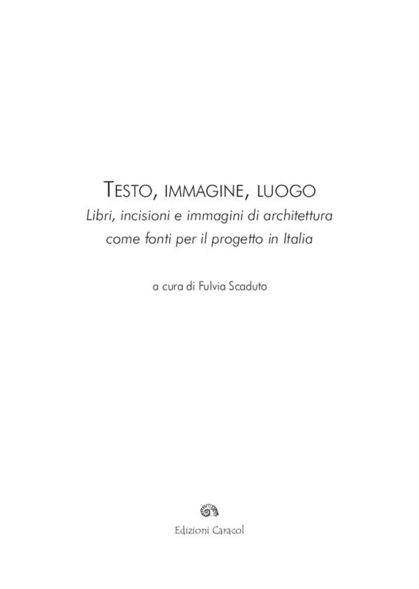 PDF) Cinque edizioni seicentesche della Regola delli cinque ordini