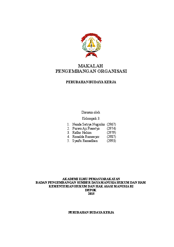 Essay budaya organisasi image