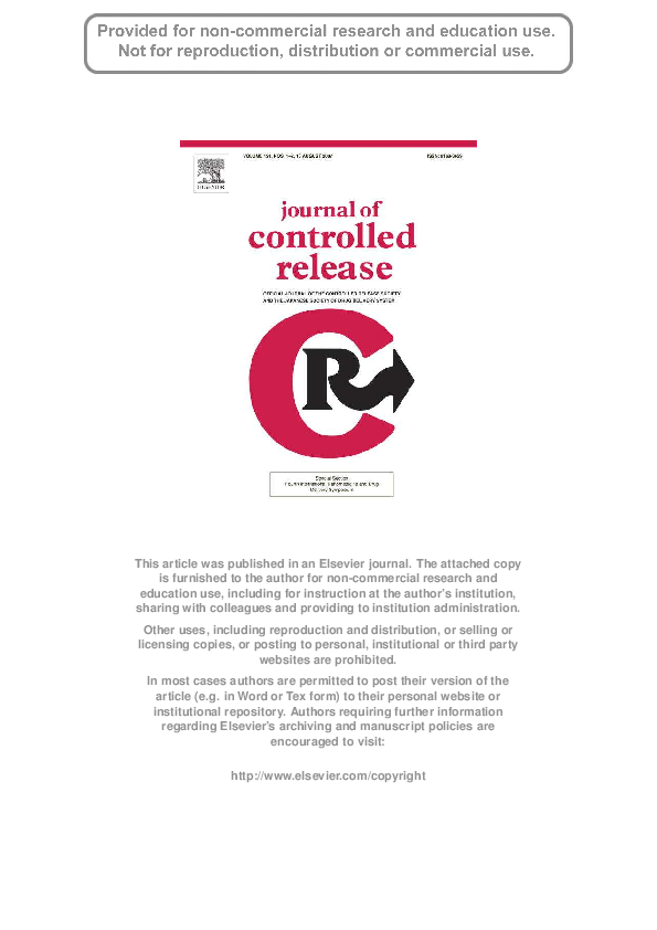 (PDF) Preparation and evaluation of nanoparticles made of chitosan or N ...