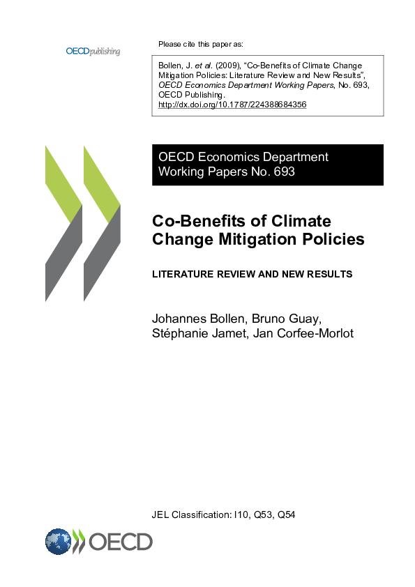(PDF) Co-Benefits of Climate Change Mitigation Policies: Literature ...