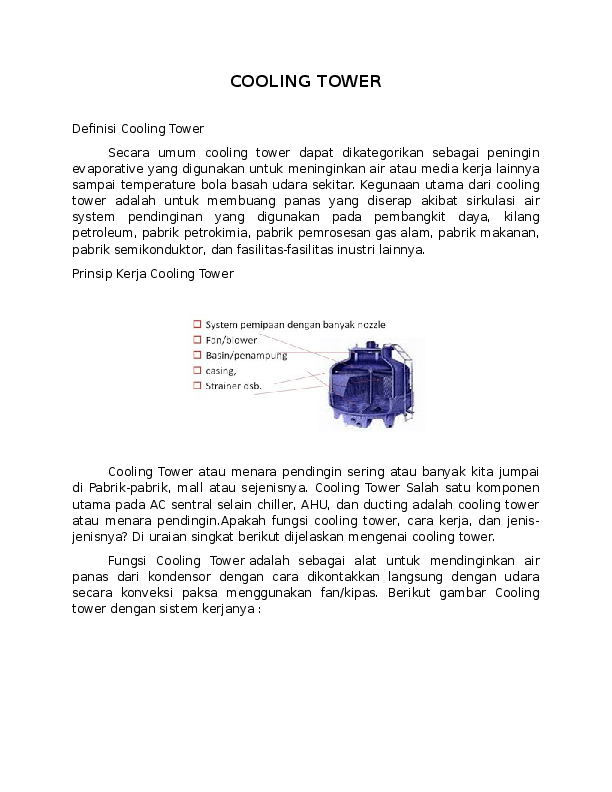 (DOC) COOLING TOWER Agi Mulyadi Academia.edu