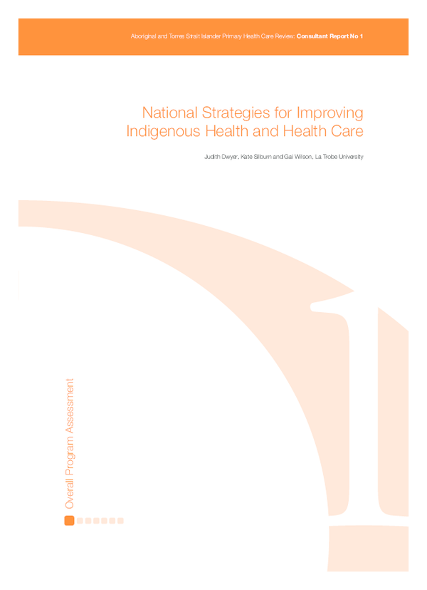(PDF) National strategies for improving Indigenous health and health care