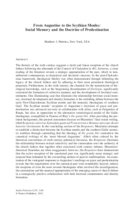 How does augustine describe the past, present, and future? image