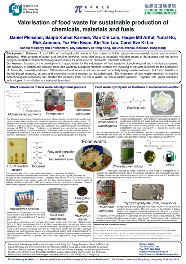 (PDF) Valorisation of food waste for sustainable production of ...
