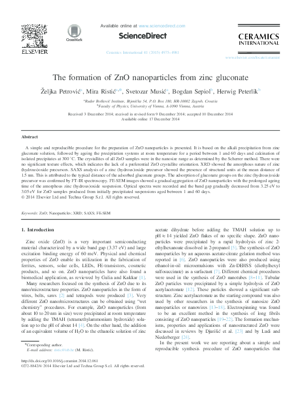 Zinc oxide nanoparticles pdf picture