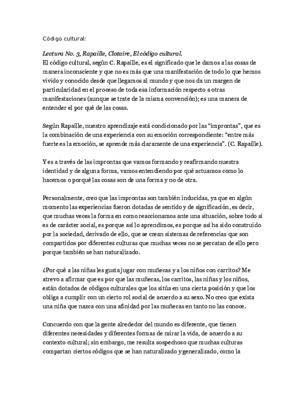 (DOC) Código cultural