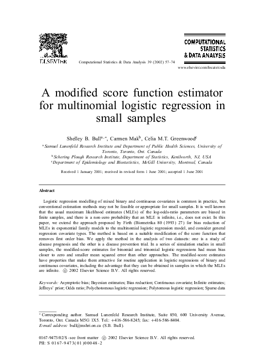 pdf-a-modified-score-function-estimator-for-multinomial-logistic