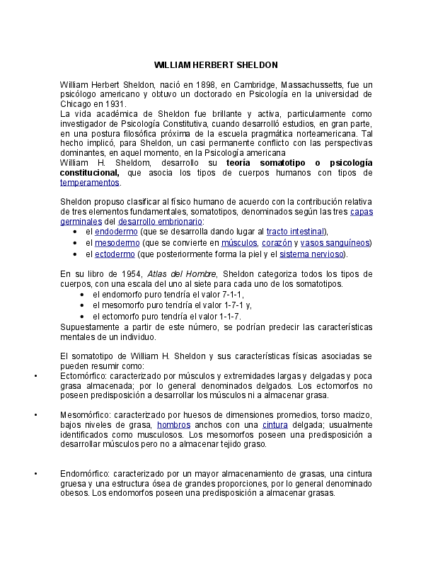 (DOC) WILLIAM HERBERT SHELDON