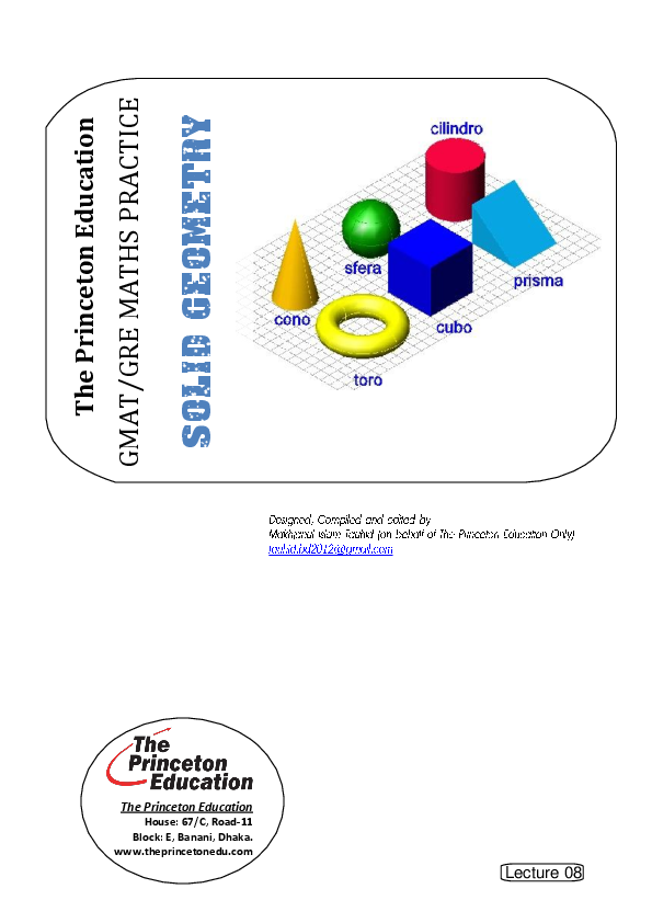 (PDF) GMAT LEC 8 SOLID GEO