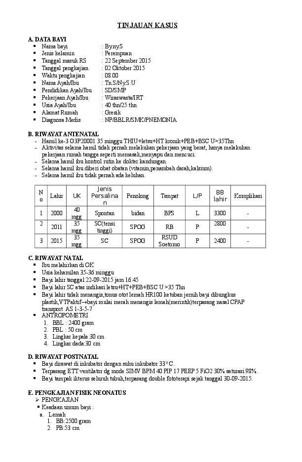 (DOC) ASKEP HIPERBILIRUBINEMIA Pieda Ajjah Academia.edu