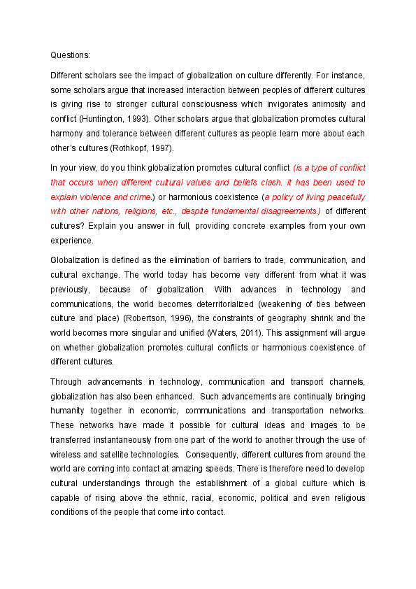 (DOC) Globalization in Africa