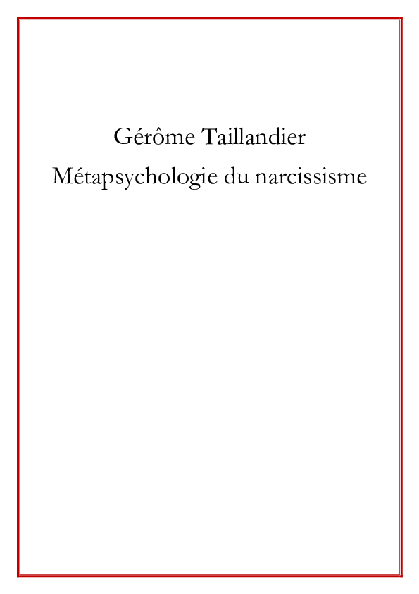 Explain narcissism essay image