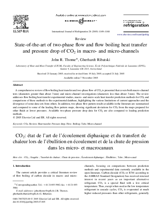 (PDF) State-of-the-art of two-phase flow and flow boiling heat transfer ...
