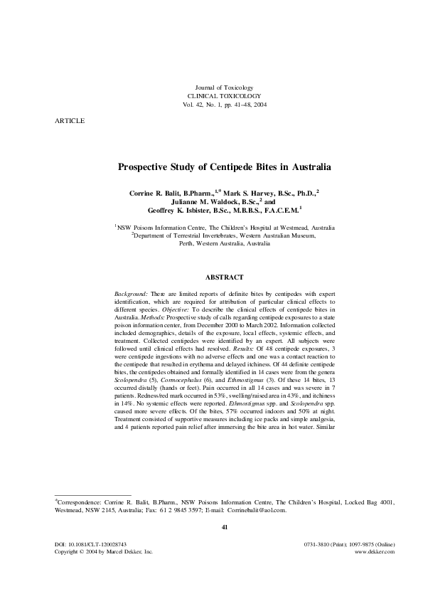 Conclusion of the story the centipede picture