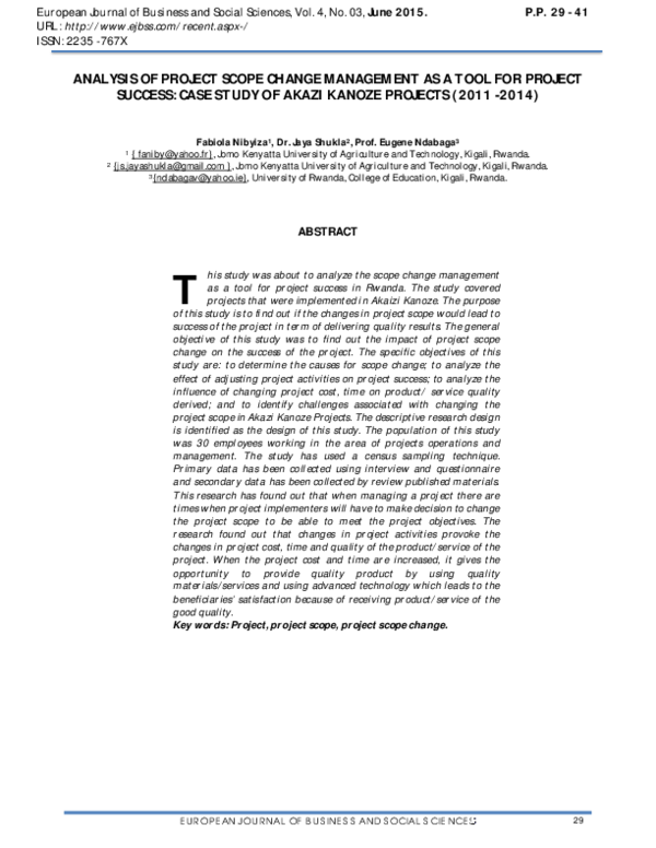 Scope of a study means picture