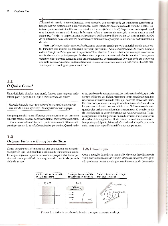 (PDF) Incropera capitulo 1 parte 1
