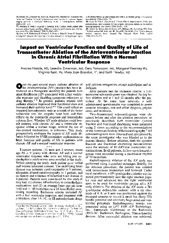 (PDF) Impact on ventricular function and quality of life of ...