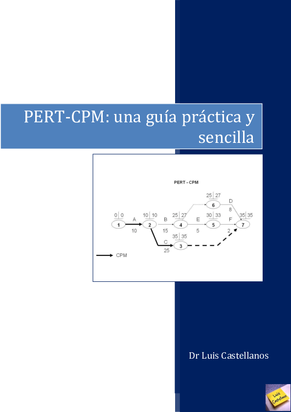 (PDF) Cómo hacer un Diagrama PERT-CPM