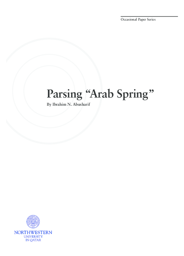 (PDF) Occasional Paper Series: Parsing 