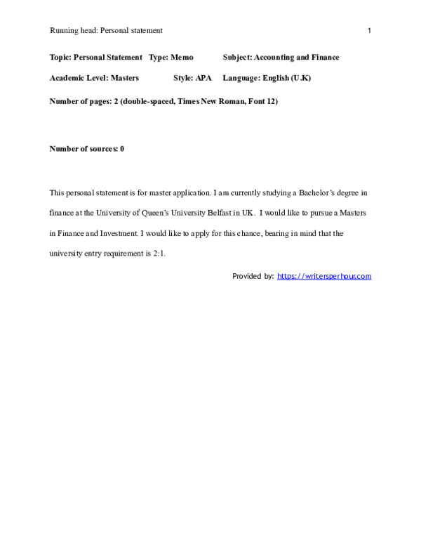 500 word personal statement examples picture