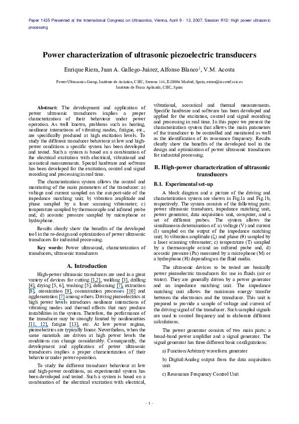 Ultrasonic transducers essay 06 picture
