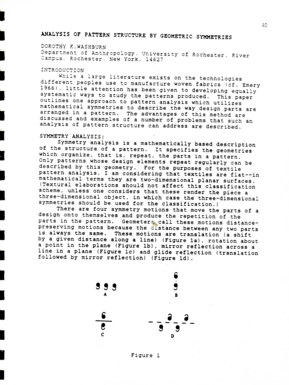 (PDF) ANALYSIS OF PATTERN STRUCTURE BY GEOMETRIC SYMMETRIES