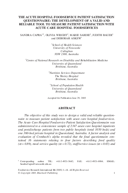 Patient satisfaction and quality improvement picture