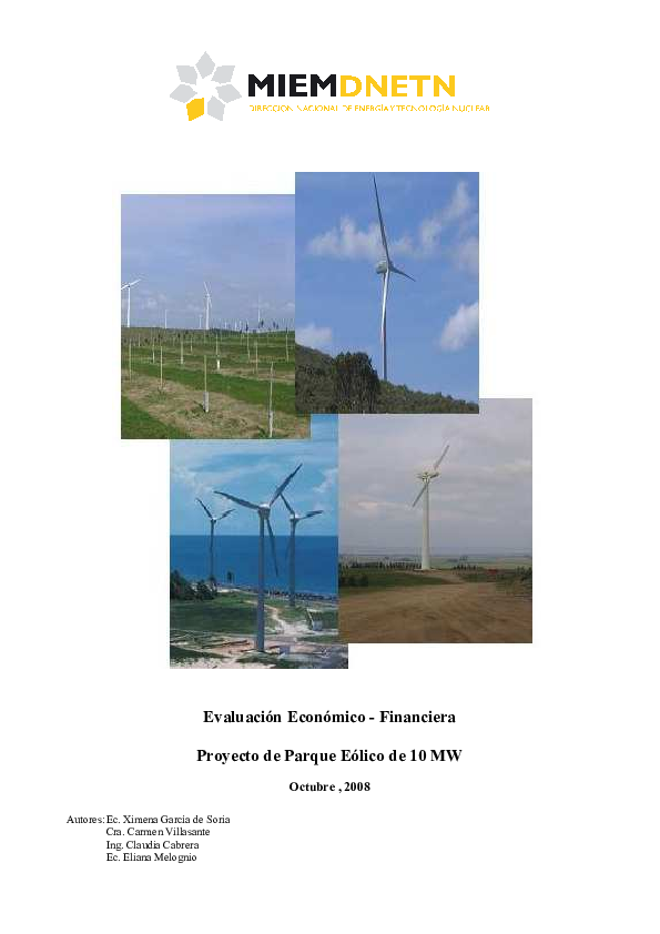  PDF Microsoft Word Informe Evaluaci 363n Proyecto 10MW Versi 363n A