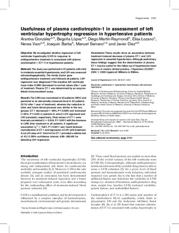 cardiotrofina-1 y diabetes
