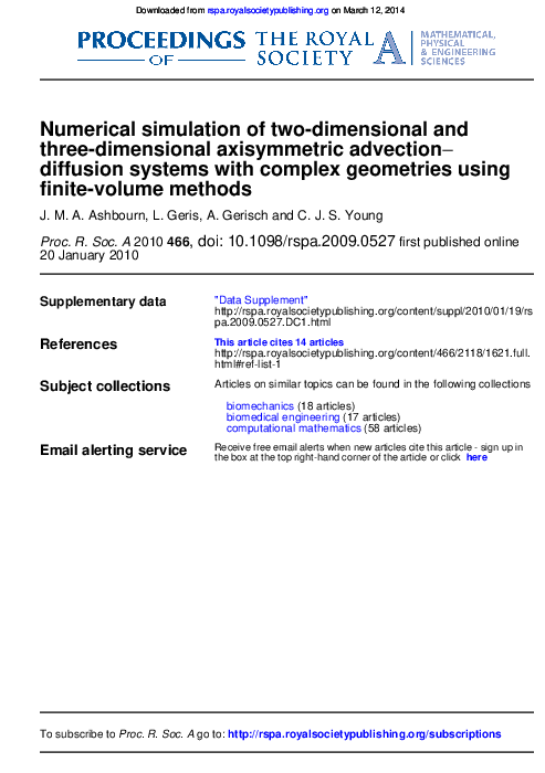 (PDF) Numerical simulation of two-dimensional and three-dimensional ...