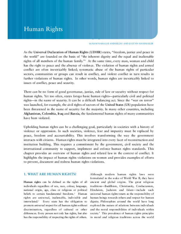 (PDF) Human rights