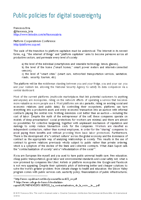 Pdf Public Policies For Digital Sovereignty Pdf Public Policies For Digital Sovereignty