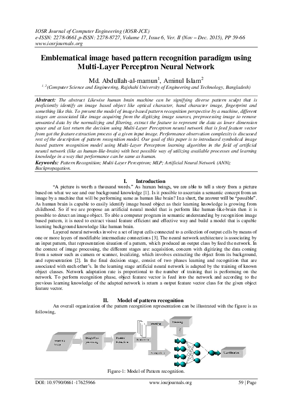 (PDF) Emblematical image based pattern recognition paradigm using Multi ...
