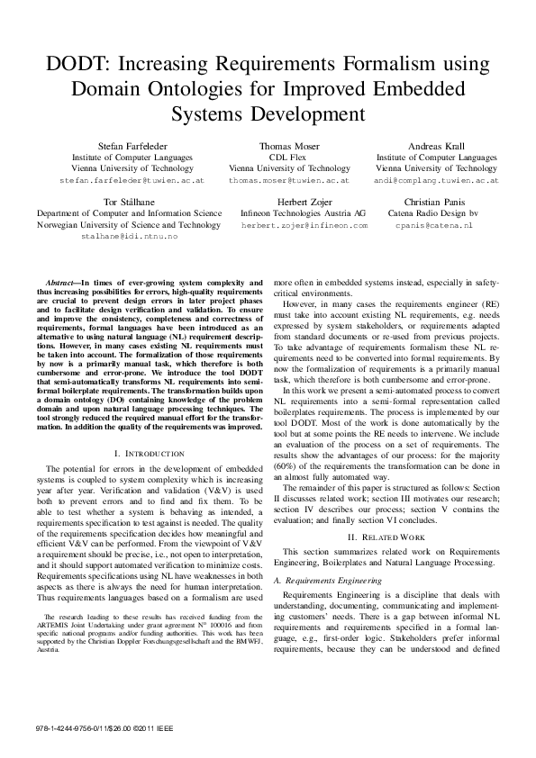 (PDF) DODT: Increasing requirements formalism using domain ontologies ...