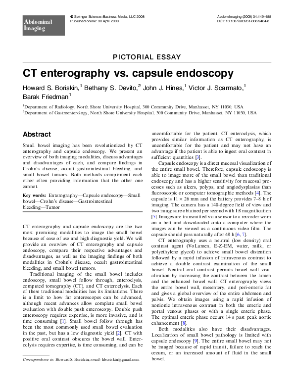 Video capsule endoscopy preparation picture