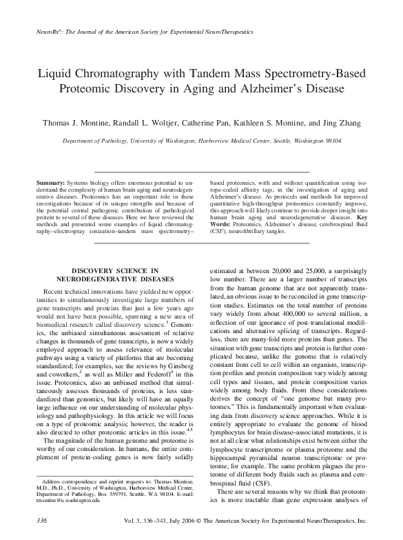 (PDF) Liquid chromatography with tandem mass spectrometry-based ...