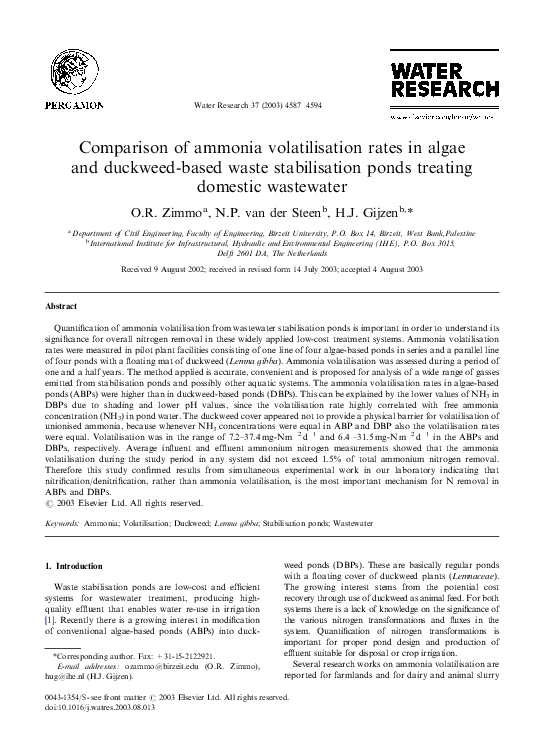Duckweed growth experiment picture