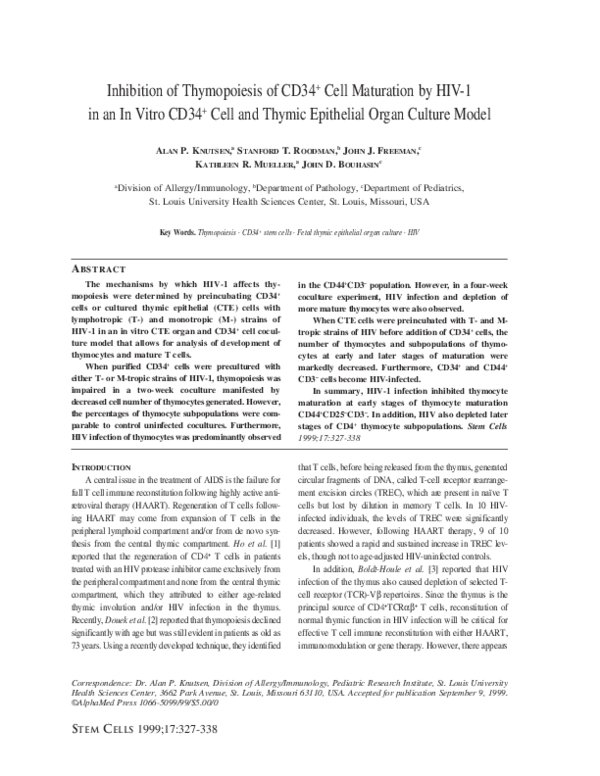 (PDF) A calf thymus acid lysate improves clinical symptoms and Tcell