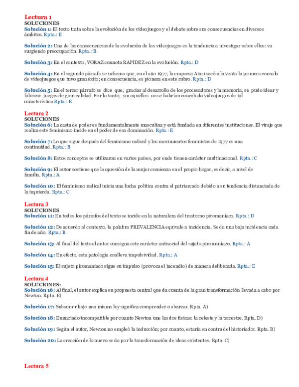 (DOC) Respuesta de lecturas