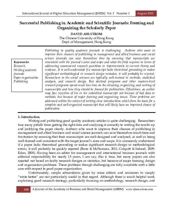 How to publish research paper for free picture