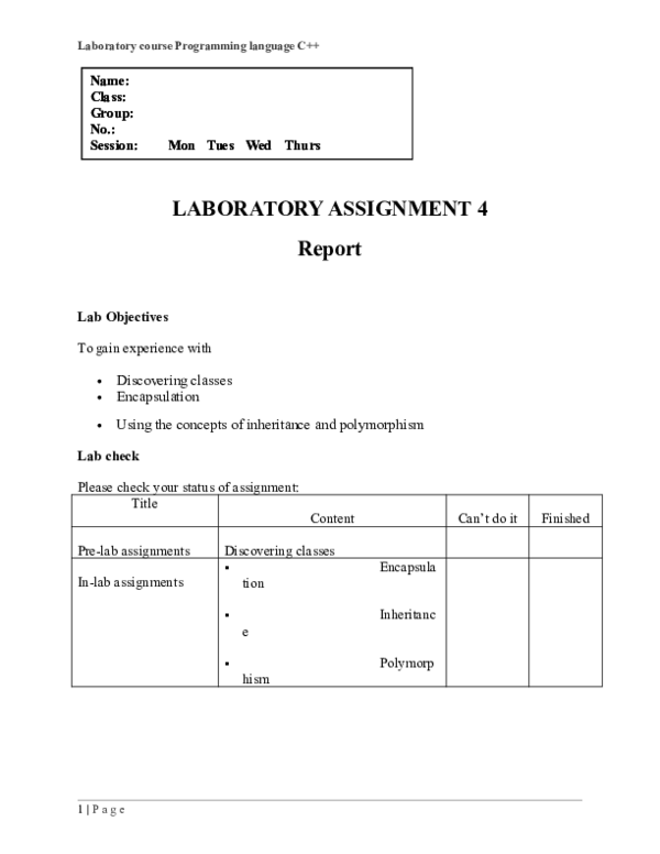 (DOC) Lab4 report