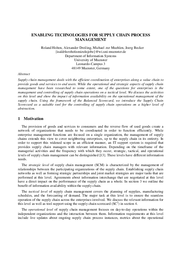 Enabling technologies essay picture