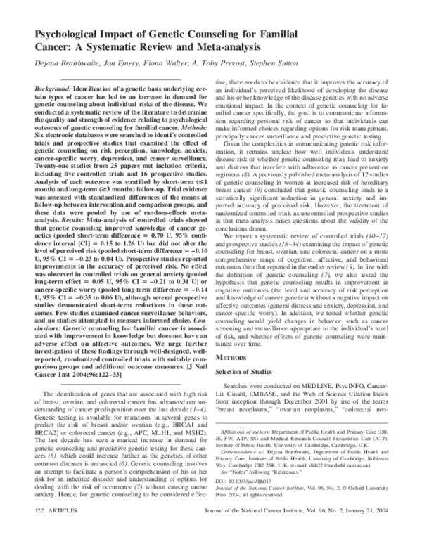 Process of genetic counselling image