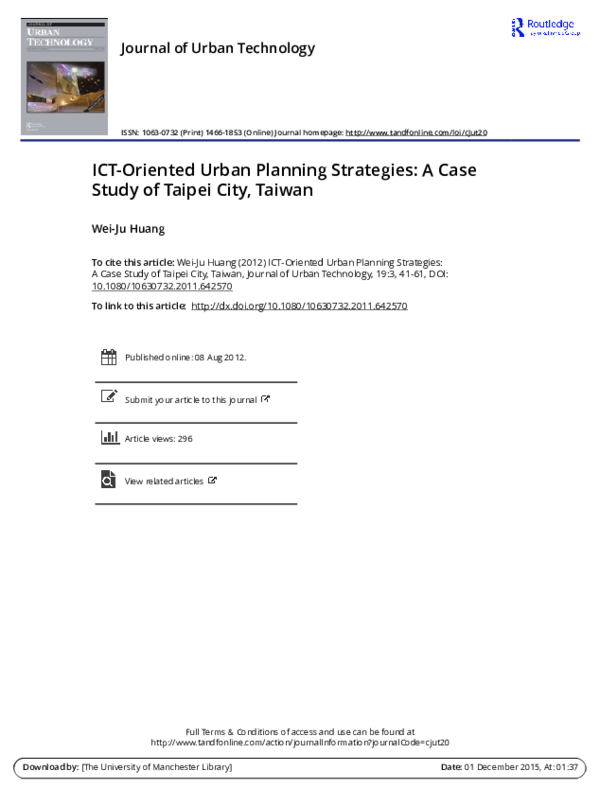 (PDF) Urban Planning Strategies A Case 紫靓 刘 Academia.edu