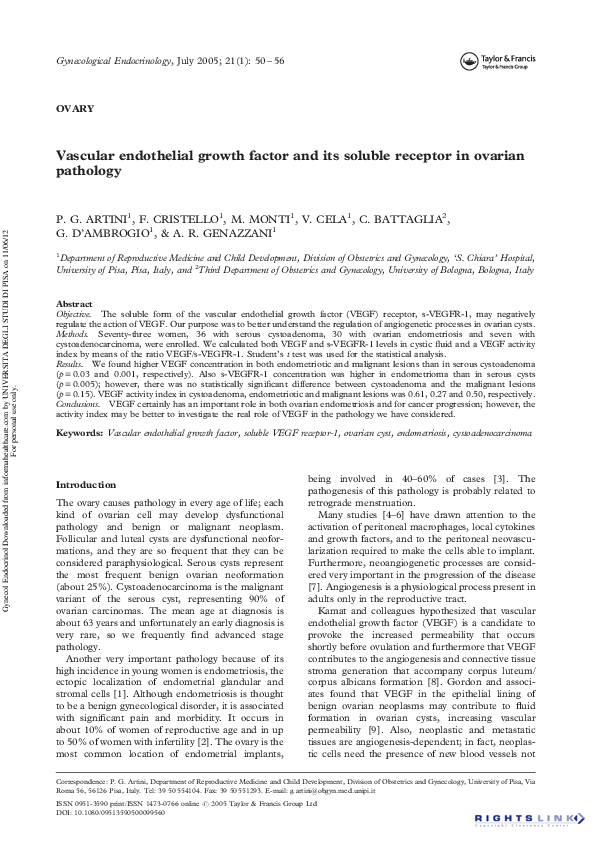 (PDF) Vascular endothelial growth factor and its soluble receptor in ...
