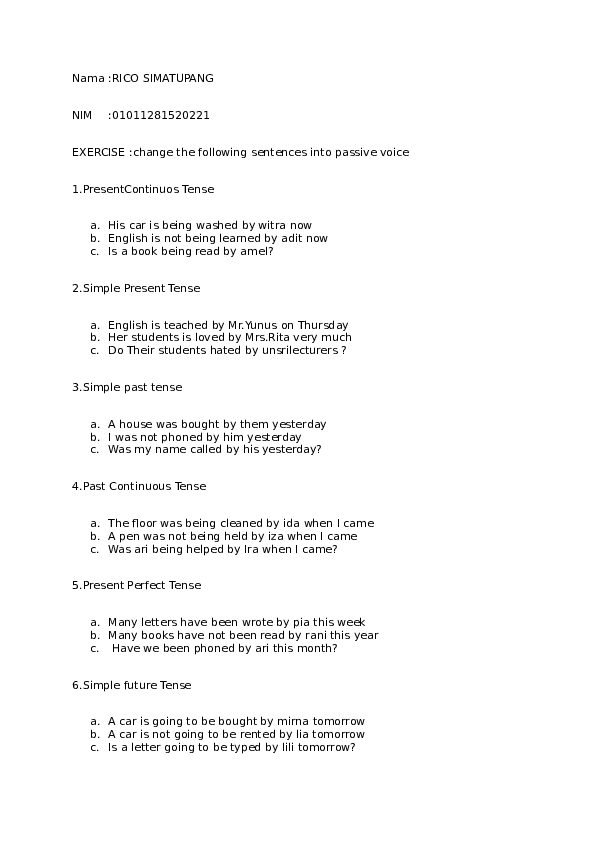 (DOC) Passive voice Adi Arato Academia.edu