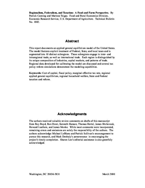 federalism research paper pdf