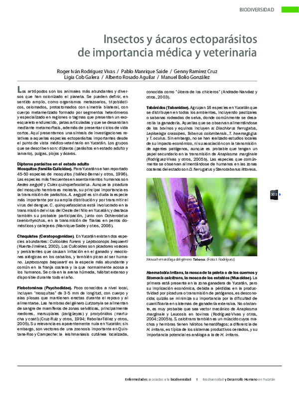 (PDF) insectos y acaros