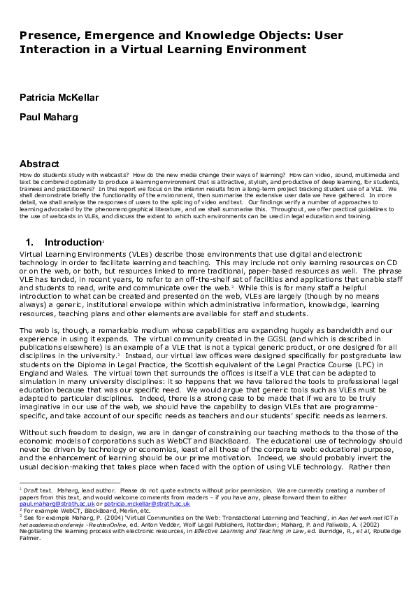 (PDF) McKellar & Maharg, SubTech 2004 Patricia McKellar Academia.edu