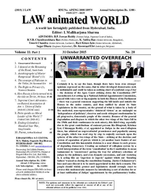 (DOC) Judicial overreach